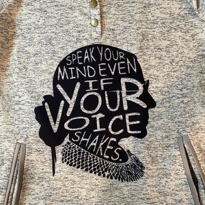 RBG Speak Your Mind Even If Your Voice Shakes